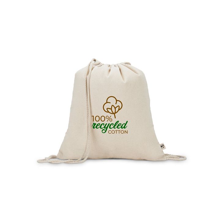  Sac à dos 100% coton recyclé (180 g/m²)