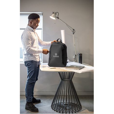  Sac à dos pour ordinateur portable en polyester recyclé haute den