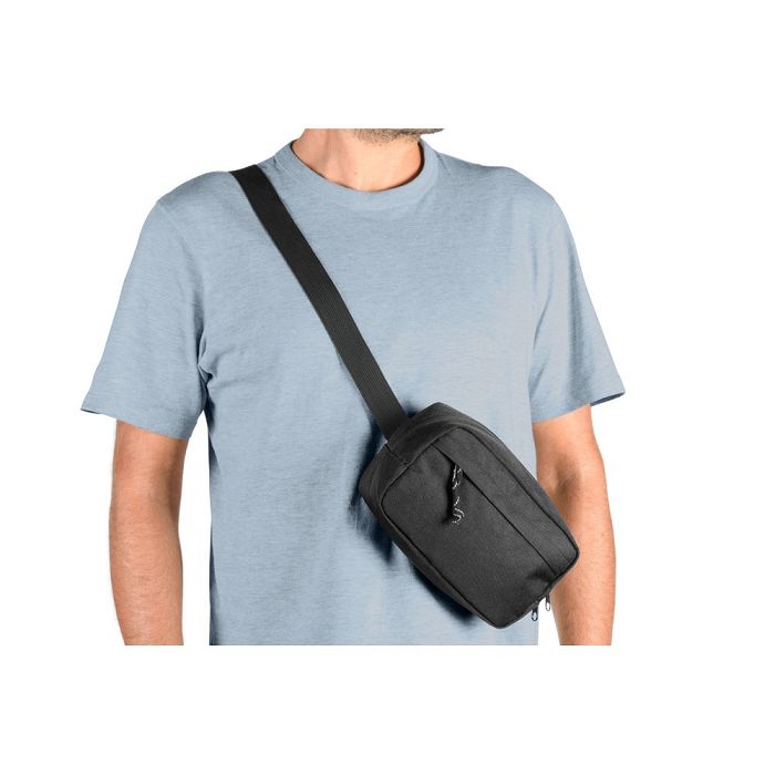  Sac type "banane" en polyester recyclé 600D et doublure en polyes
