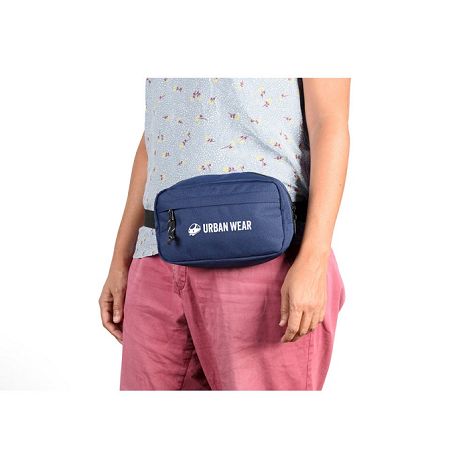  Sac type "banane" en polyester recyclé 600D et doublure en polyes