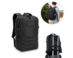 Sac à dos de style militaire en 600D, polyester recyclé haute den
