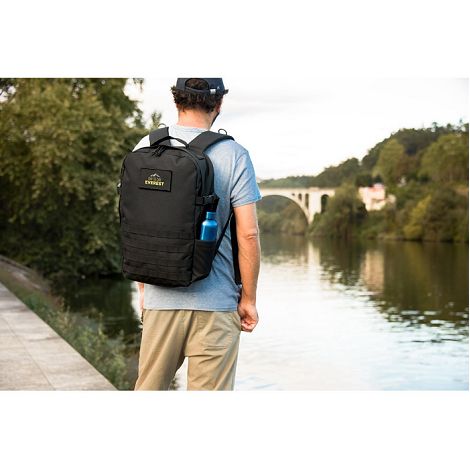  Sac à dos de style militaire en 600D, polyester recyclé haute den