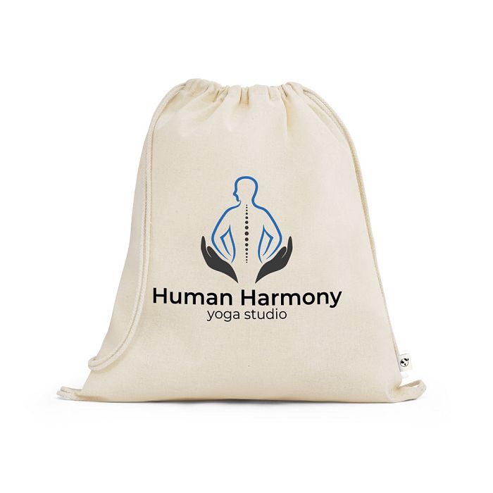  Sac à dos 100% coton biologique (140 g/m²)