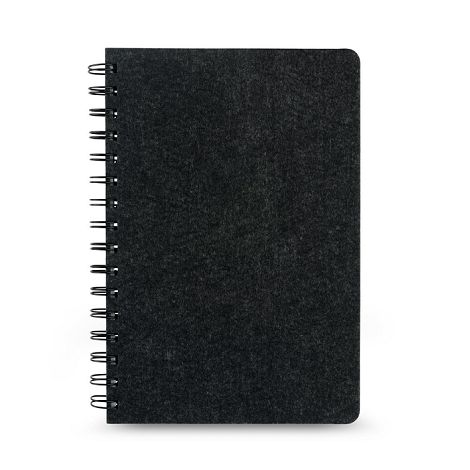  Cahier A5 avec couverture semi-dure en feutrine recycléee (100% r