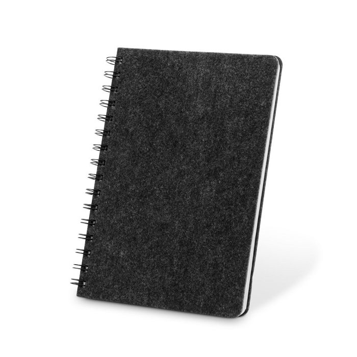  Cahier A5 avec couverture semi-dure en feutrine recycléee (100% r