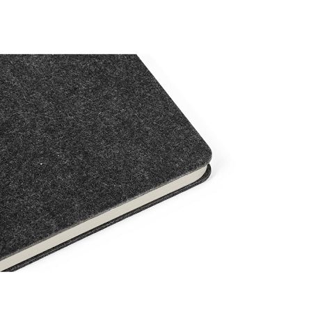  Cahier A5 avec couverture semi-dure en feutrine recycléee (100% r