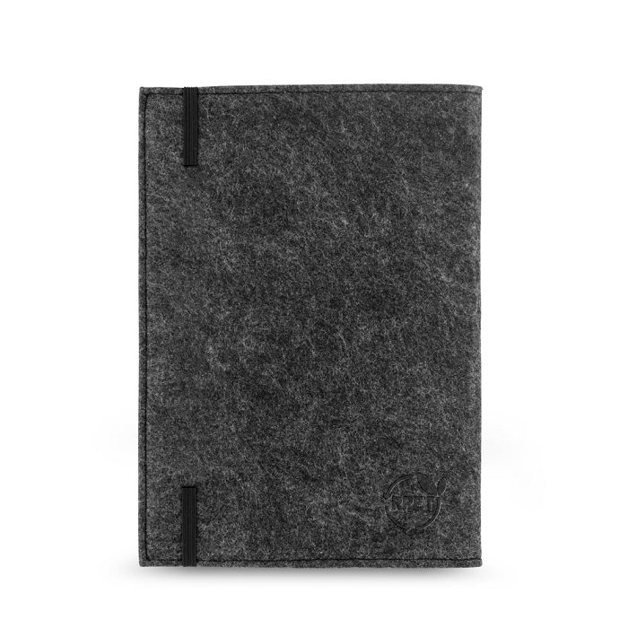  Bloc-notes A5 avec couverture en feutrine recycléee (100% rPET) e