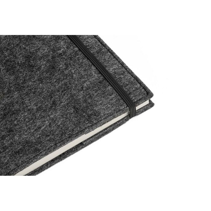  Bloc-notes A5 avec couverture en feutrine recycléee (100% rPET) e