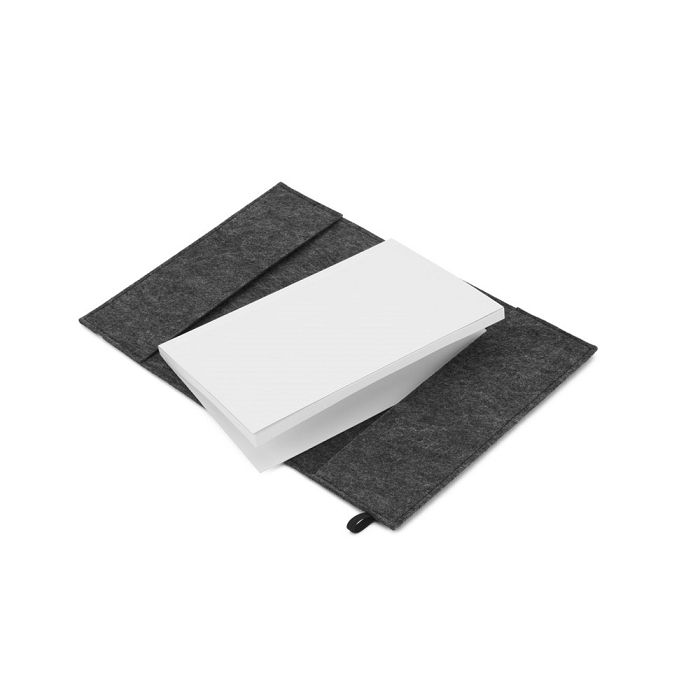  Bloc-notes A5 avec couverture en feutrine recycléee (100% rPET) e