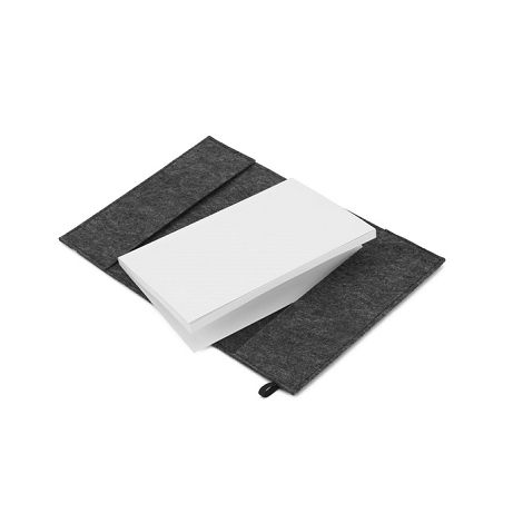  Bloc-notes A5 avec couverture en feutrine recycléee (100% rPET) e