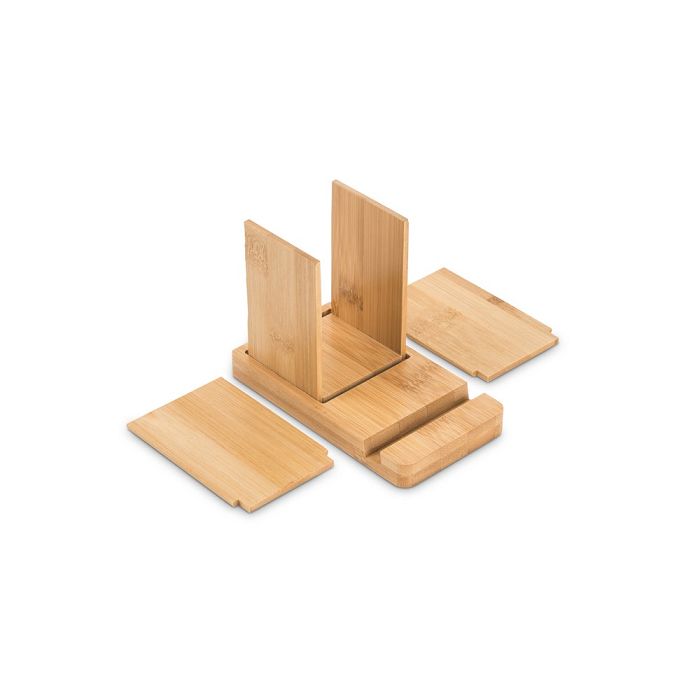  Set de bureau avec support pour téléphone portable et gobelet