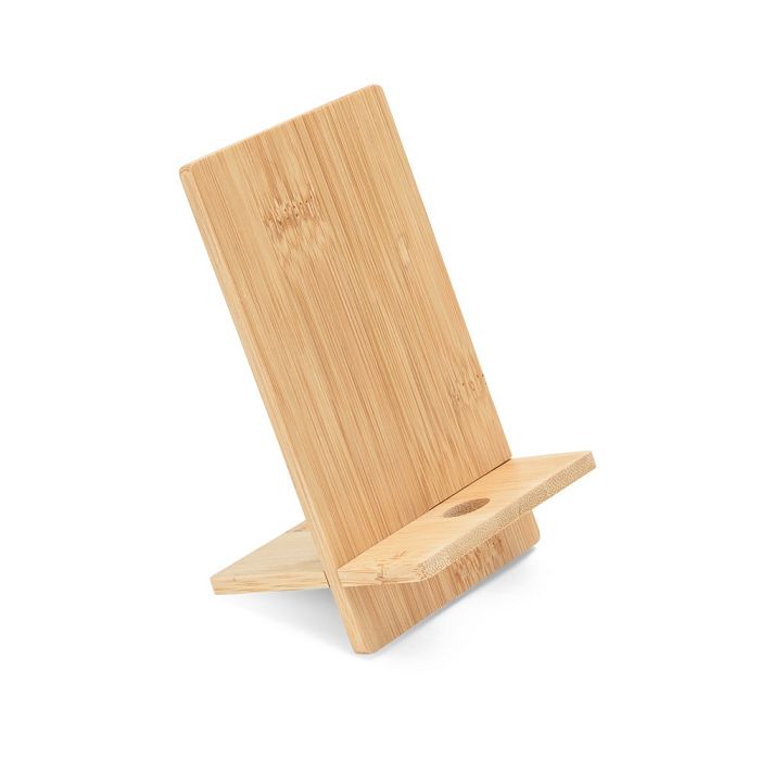  Support de téléphone portable en bambou, détachable en deux parti