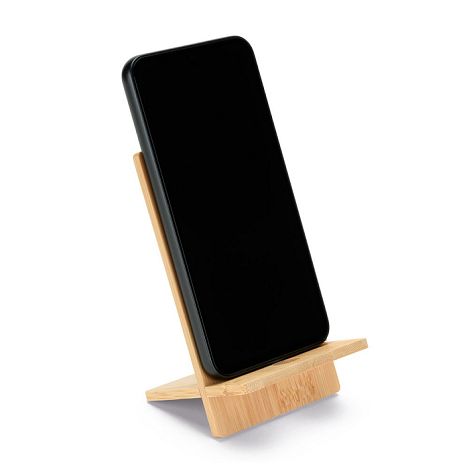  Support de téléphone portable en bambou, détachable en deux parti