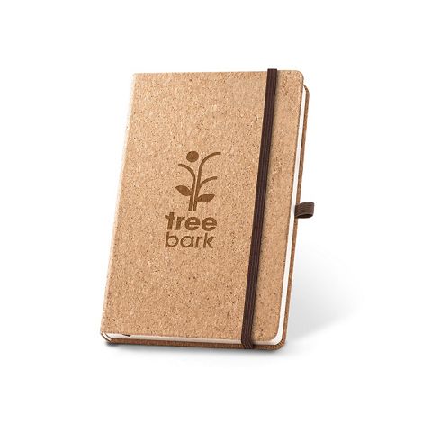  Carnet de notes A5 en liège avec pages blanches en matériau certi