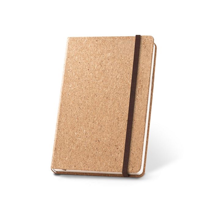  Carnet de notes A5 en liège avec pages blanches en matériau certi
