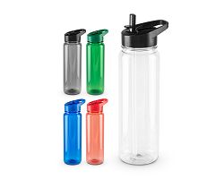 Bouteille de sport en rPET, translucide, finition brillante 750 m