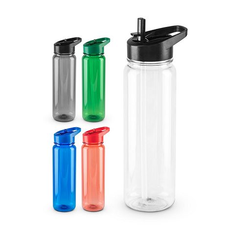 Bouteille de sport en rPET, translucide, finition brillante 750 m