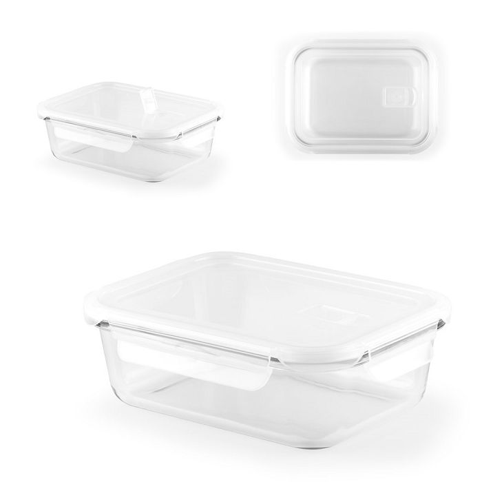  Boîte hermétique en verre borosilicaté 1000 mL