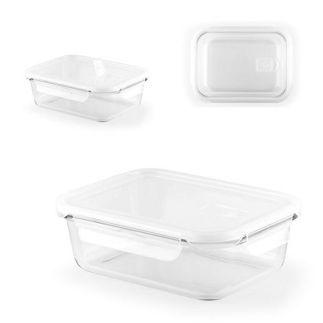 Boîte hermétique en verre borosilicaté 1000 mL