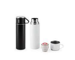 Bouteille en acier inoxydable à double paroi (90 % recyclé) avec 