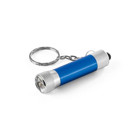  Porte-clés en aluminium (92 % recyclé) avec lampe de poche LED à 