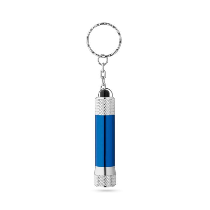  Porte-clés en aluminium (92 % recyclé) avec lampe de poche LED à 