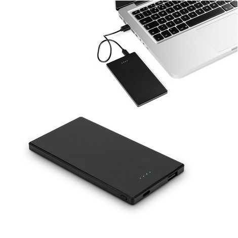  Banque d'alimentation mince en acier inoxydable de 5 000 mAh