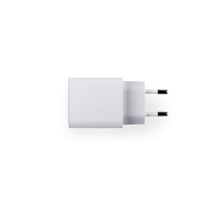  Adaptateur secteur avec port USB-A 18W et USB-C 20W en ABS recycl