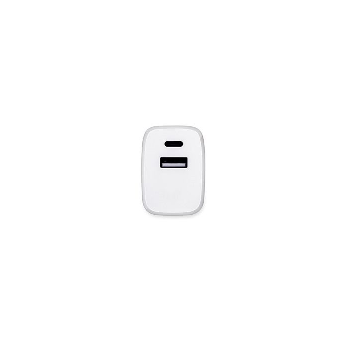  Adaptateur secteur avec port USB-A 18W et USB-C 20W en ABS recycl