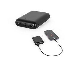 batterie nomade 8'000 mAh en ABS recyclé (100 % rABS)