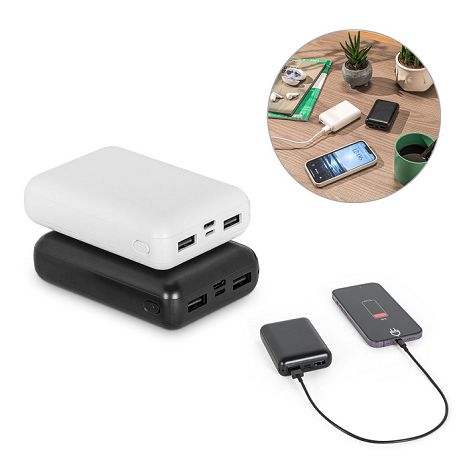  batterie nomade 10'000 mAh en ABS recyclé (100 % rABS)