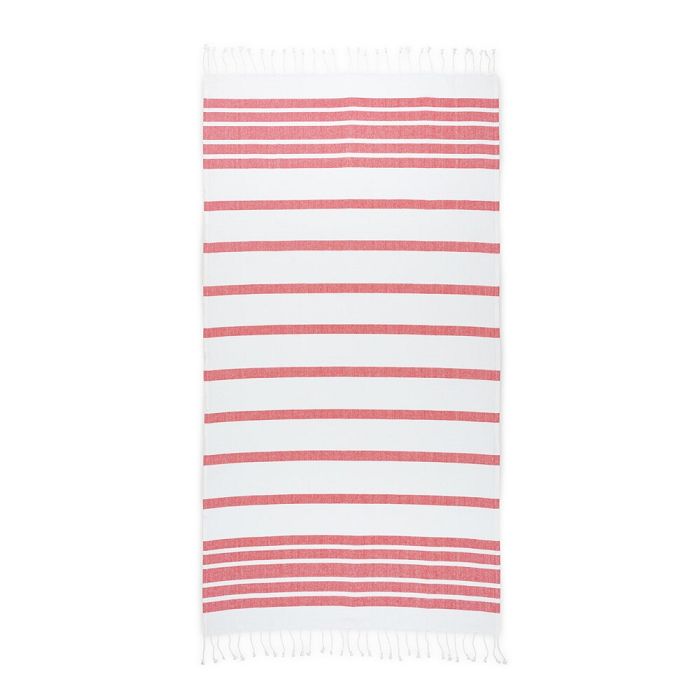  Serviette de plage en coton (70% recyclé) et polyester (30% recyc