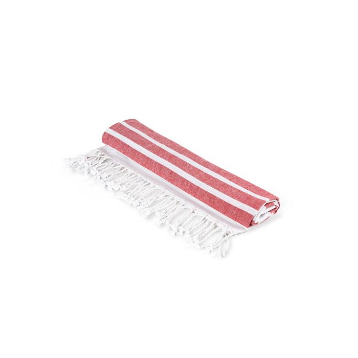  Serviette de plage en coton (70% recyclé) et polyester (30% recyc