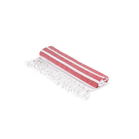 Serviette de plage en coton (70% recyclé) et polyester (30% recyc