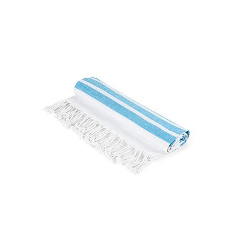 Serviette de plage en coton (70% recyclé) et polyester (30% recyc