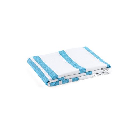 Serviette de plage en coton (70% recyclé) et polyester (30% recyc