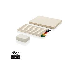 Set de 6 crayons de couleur avec carnet GRS Infinity Micki