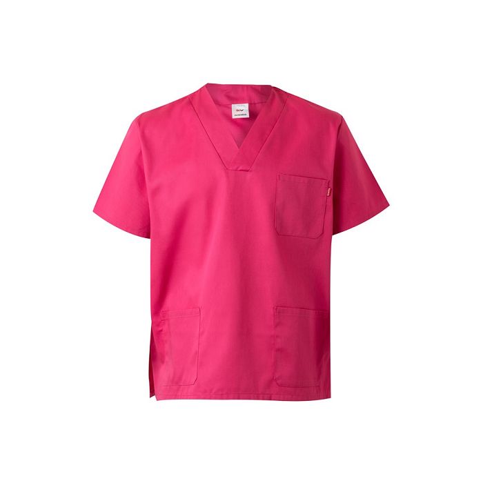  Tunique en sergé (190g/m²) à manches courtes, en polyester (65%) 