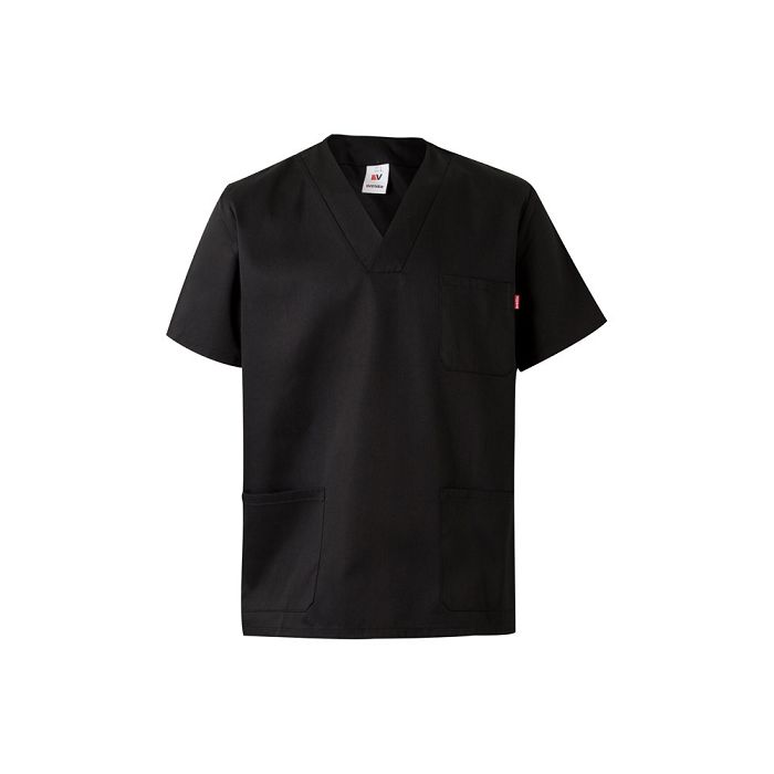  Tunique en sergé (190g/m²) à manches courtes, en polyester (65%) 