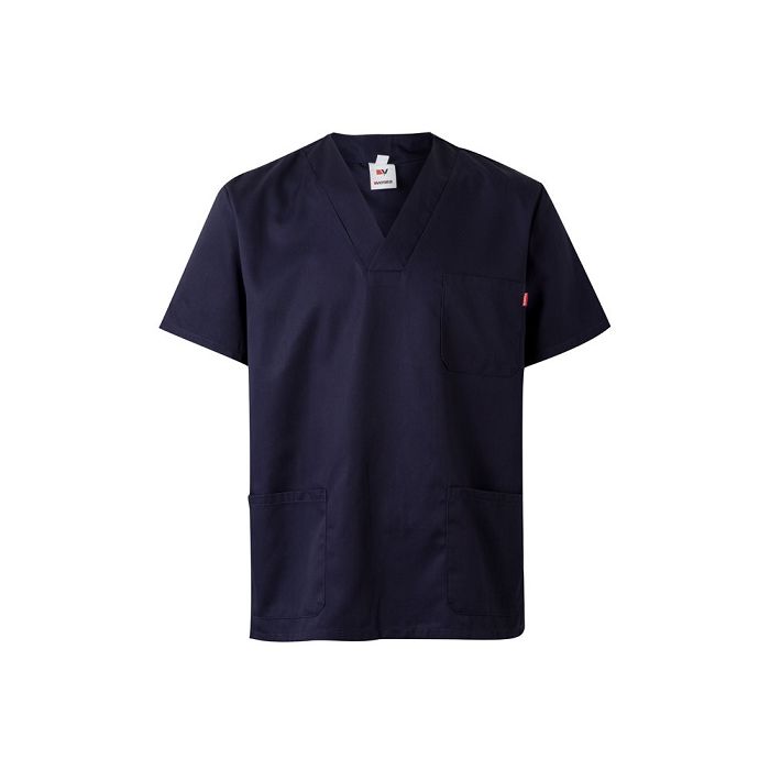  Tunique en sergé (190g/m²) à manches courtes, en polyester (65%) 