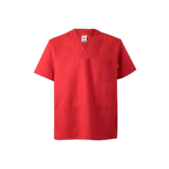  Tunique en sergé (190g/m²) à manches courtes, en polyester (65%) 