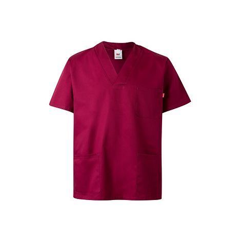 Tunique en sergé (190g/m²) à manches courtes, en polyester (65%) 