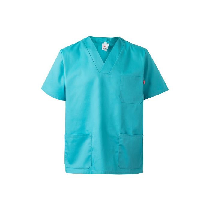  Tunique en sergé (190g/m²) à manches courtes, en polyester (65%) 