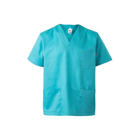 Tunique en sergé (190g/m²) à manches courtes, en polyester (65%) 