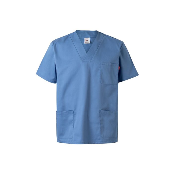  Tunique en sergé (190g/m²) à manches courtes, en polyester (65%) 