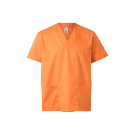  Tunique en sergé (190g/m²) à manches courtes, en polyester (65%) 