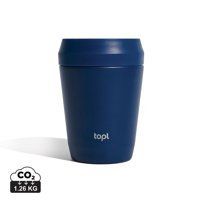  Mug 235 ml avec couvercle 360 en acier recyclé Topl