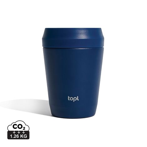  Mug 235 ml avec couvercle 360 en acier recyclé Topl