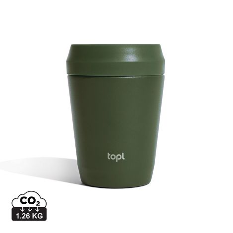  Mug 235 ml avec couvercle 360 en acier recyclé Topl