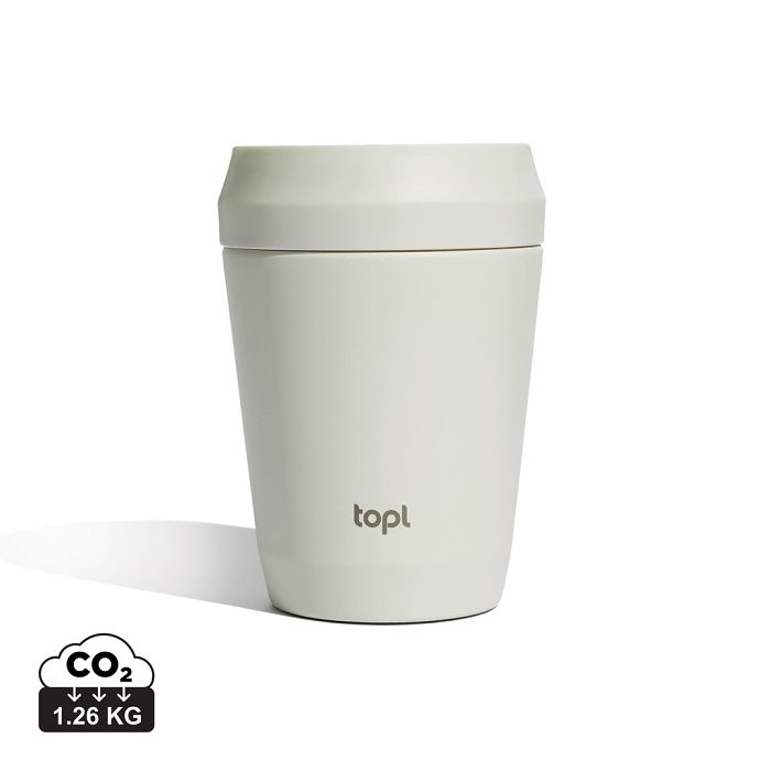  Mug 235 ml avec couvercle 360 en acier recyclé Topl